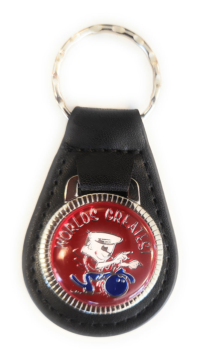 World's Greatest Bowler Leather Fob Key Ring – Northwest Lock & Supply