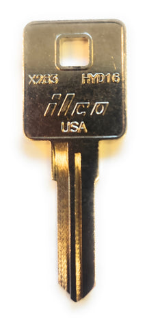 Ilco X283 Harley Davidson Motorcycle HYD16 Key Blanks Bag of 10