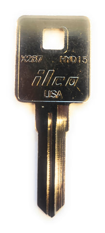 Ilco X287 Harley Davidson Motorcycle HYD15 Key Blanks Bag of 10