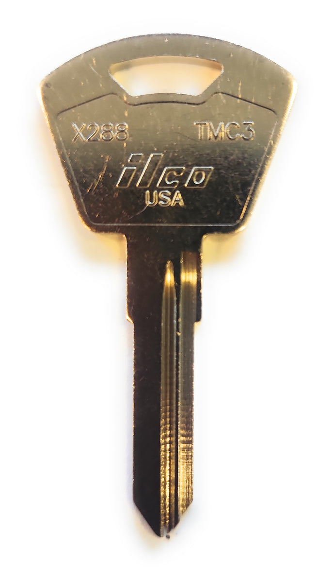 Ilco X288 Triumph Motorcycle TMC3 Key Blanks Bag of 10 – Northwest Lock ...