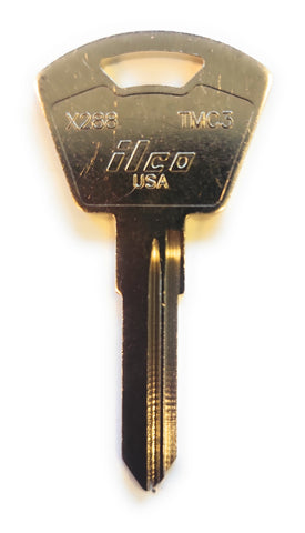 Ilco X288 Triumph Motorcycle TMC3 Key Blanks Bag of 10