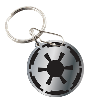 Plasticolor 004289R01 Star Wars Empire Enamel Metal Key Chain