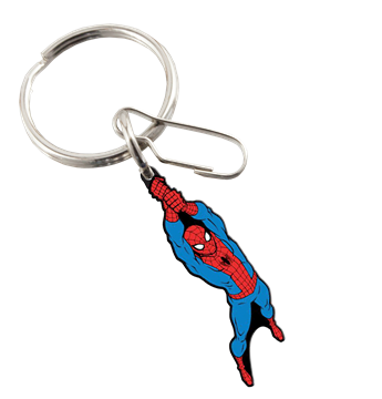 Plasticolor 004322R01 Spiderman PVC Key Chain