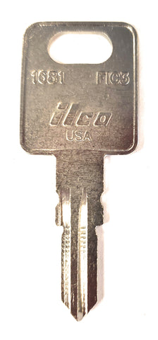 Ilco 1681 FIC Trailer Lock Key Blanks Bag of 10