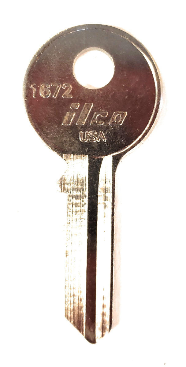 Guard Security Key Ilco 1672 Guard Security Key Blank Bag of 10 – Northwest Lock & Supply