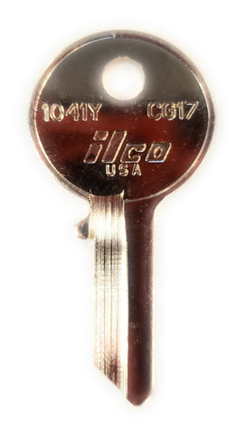 Ilco 1041Y Chicago CG17 Key Blank Bag of 10