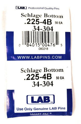 LAB 34-304 Schlage #4 Bottom Pins 100 Pack