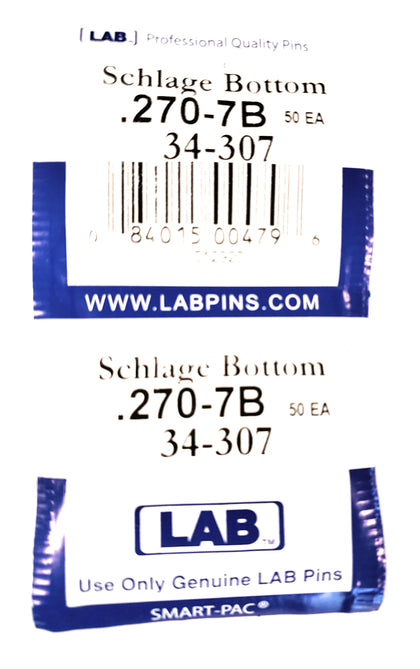 LAB 34-307 Schlage #7 Bottom Pins 100 Pack