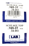 LAB 34-103 Schlage #3 Top Pins 100 Pack