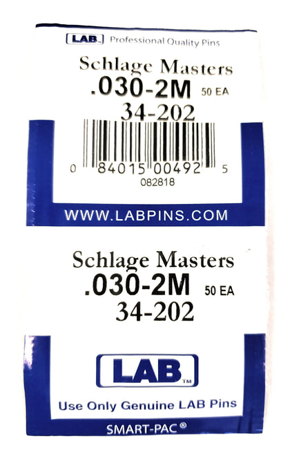 LAB 34-202 Schlage #2 Master Pins 100 Pack