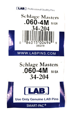LAB 34-204 Schlage #4 Master Pins 100 Pack