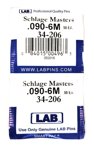 LAB 34-206 Schlage #6 Master Pins 100 Pack
