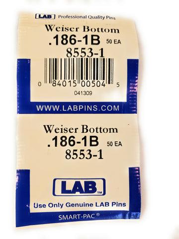 LAB 8553-1 Weiser #1 Bottom Pins 100 Pack