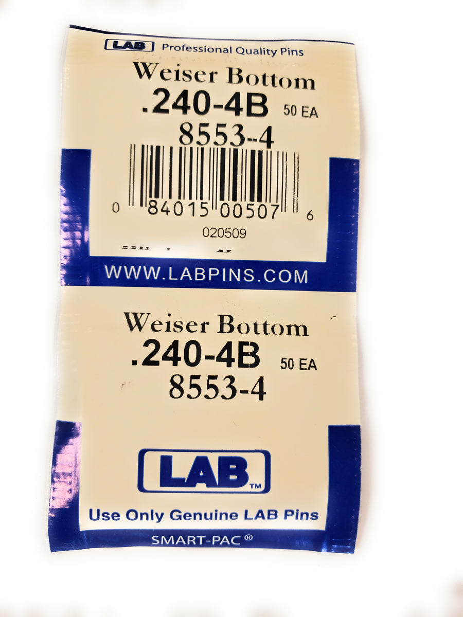 LAB 8553-4 Weiser #4 Bottom Pins 100 Pack – Northwest Lock & Supply