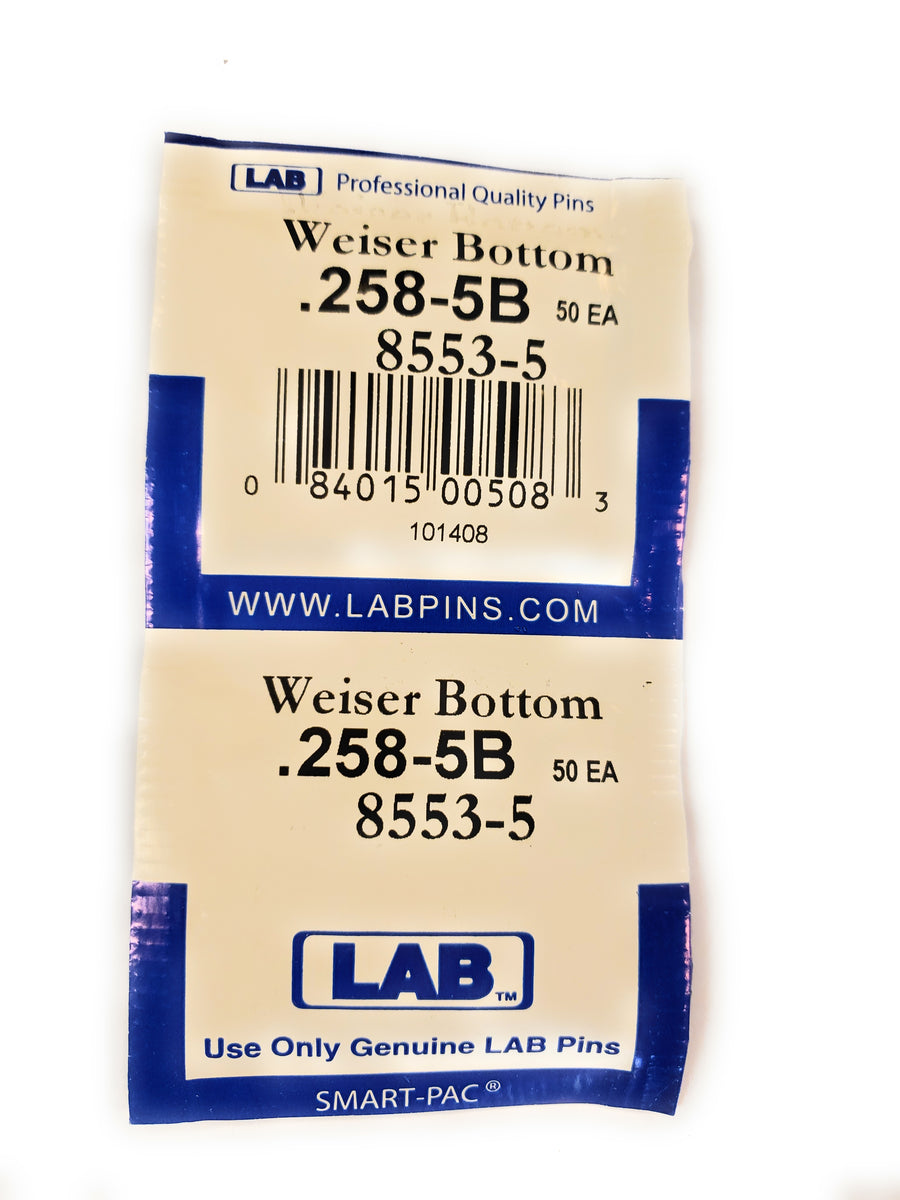 LAB 8553-5 Weiser #5 Bottom Pins 100 Pack – Northwest Lock & Supply