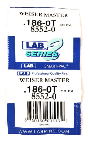 LAB 8552-0 Weiser Top Pins 100 Pack
