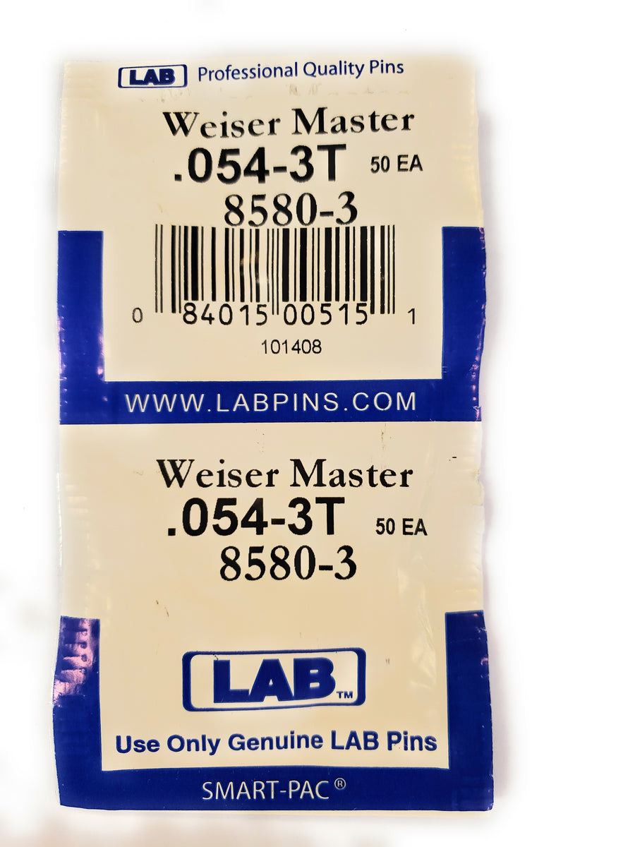 LAB 8580-3 Weiser #3 Master Pins 100 Pack – Northwest Lock & Supply