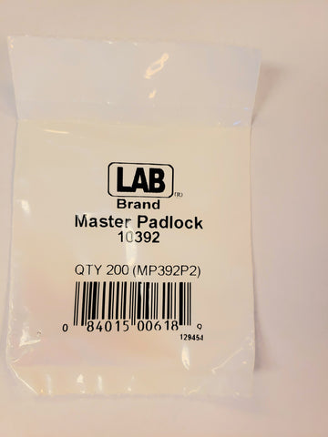 LAB 10392 Master Padlock #2 Master Pins 200 Pack
