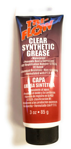 Tri-FLow 23004 3 Oz. Clear Synthetic Grease Tube