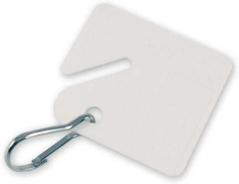 Lucky Line 25900 White Blank Key Cabinet Tags Bag of 20
