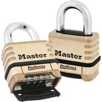 Master 1175D Pro Series 2 1/4" Wide Resettable Combination Padlock