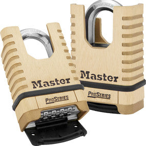 Master 1177D Pro Series Shrouded 2 1/4" Wide Resettable Combination Padlock
