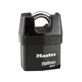 Master 6325KA 2 3/8" Wide Pro Series Shrouded Shackle Rekeyable Padlock