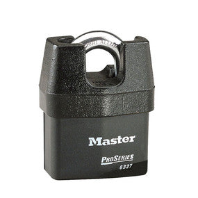 Master 6327KA 2 5/8" Wide Pro Series Shrouded Shackle Rekeyable Padlock