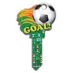 Lucky Line B135 Key Shapes Soccer Key Blank